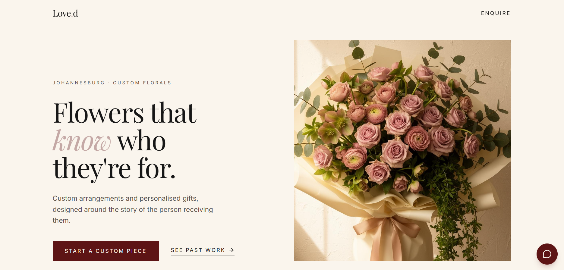 Love.d website screenshot